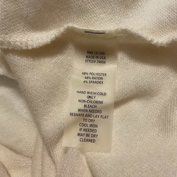 Soft Surroundings Women’s Cowl Neck Blouse Short Sleeve - Picture 6 of 6